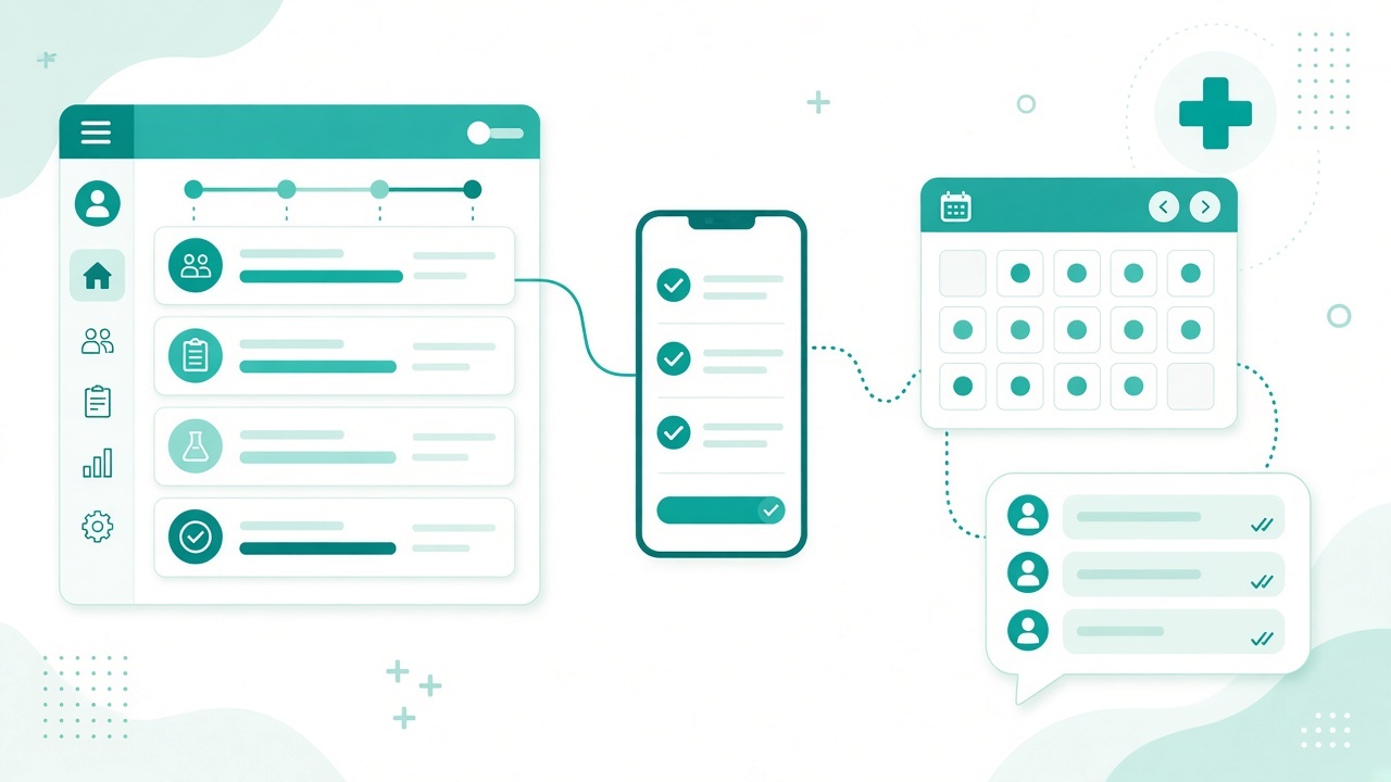 Salesforce workflow for clinical research sites: recruiting dashboard, phone screen, scheduling and texting